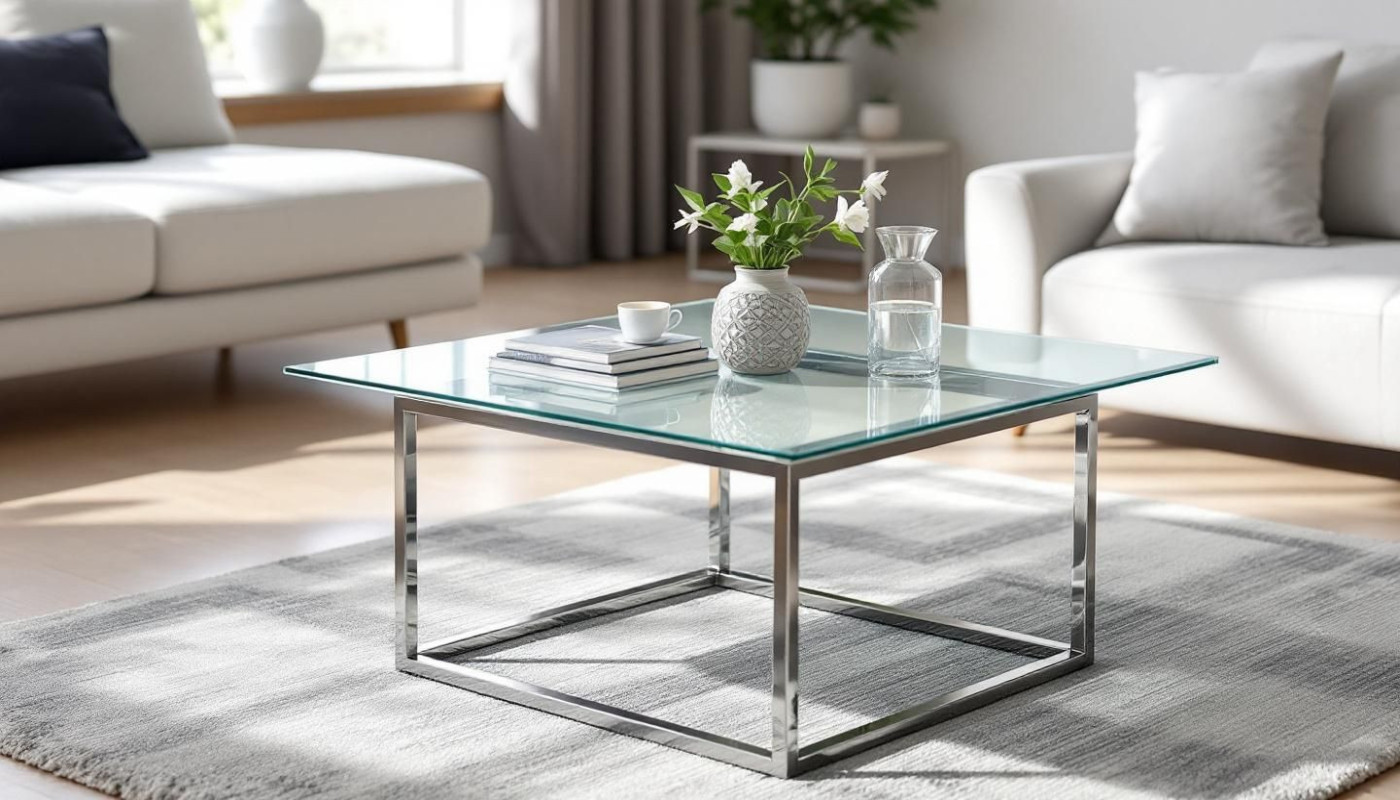 Comment intégrer une table basse design en verre et métal dans votre salon ?